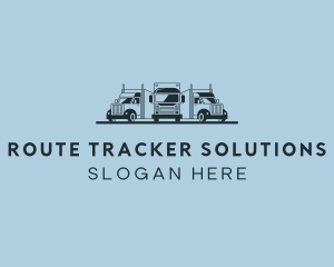 Shipping Truck Vehicle logo design