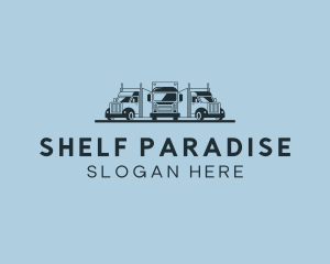 Shipping Truck Vehicle logo design