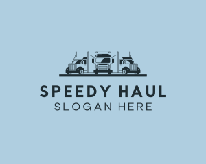 Shipping Truck Vehicle logo