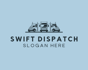 Shipping Truck Vehicle logo