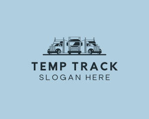 Shipping Truck Vehicle logo design