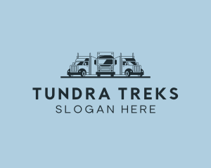 Shipping Truck Vehicle logo design