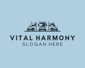 Shipping Truck Vehicle logo design