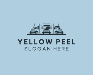 Shipping Truck Vehicle logo design