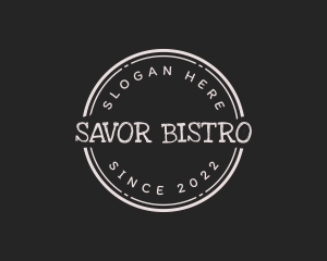 Rustic Bistro Restaurant logo design