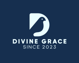 Dove Aviary Letter D logo design