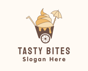 Ice Cream Cart Logo