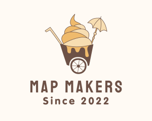 Ice Cream Cart logo design