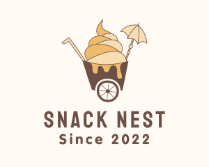 Ice Cream Cart logo design