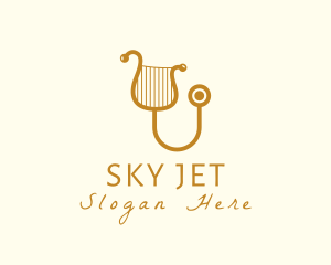 Elegant Harp Stethoscope logo