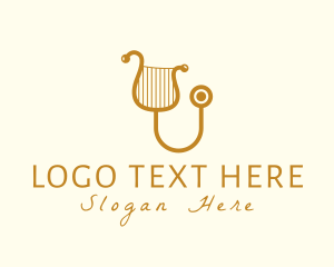 Elegant Harp Stethoscope logo