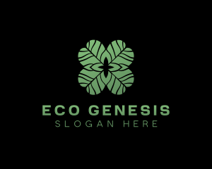 Eco Herbal Gardening logo design