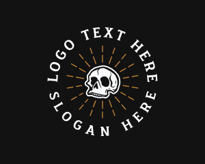 Death Skull Skeleton logo