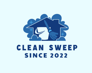 Broom Cleaning Housework logo