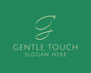 Feminine Salon Letter G logo design