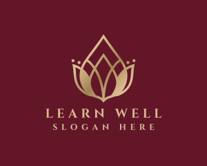 Gold Lotus Wellness logo design