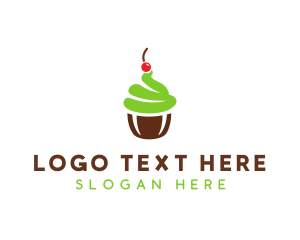 Cherry Mint Cupcake logo