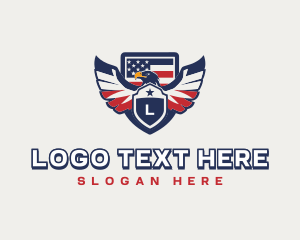 USA Patriotic Eagle logo