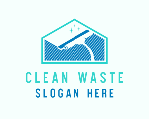 House Clean Wiper logo design