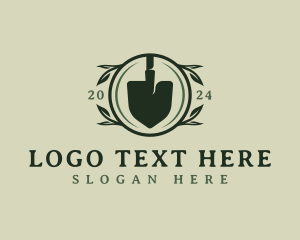 Leaves - Shovel Leaves Landscaping logo design