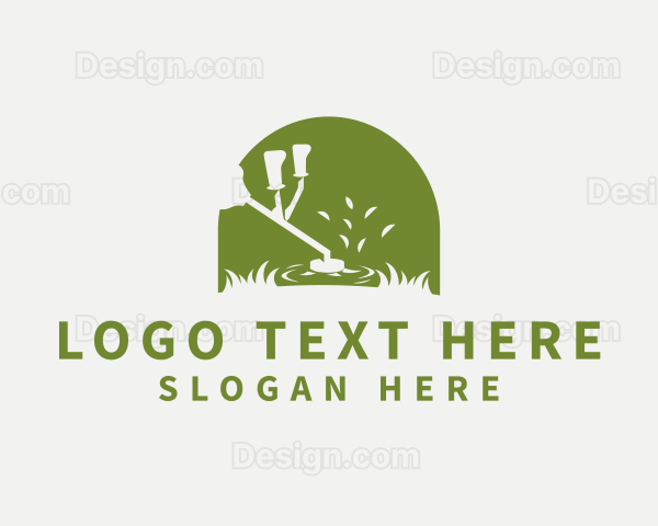 Lawn Care Gardening Logo