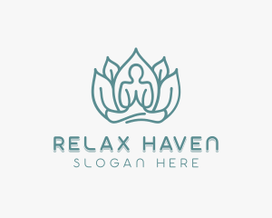 Health Relaxation Wellness logo design