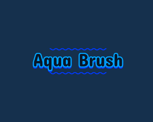 Blue Aqua Water logo design