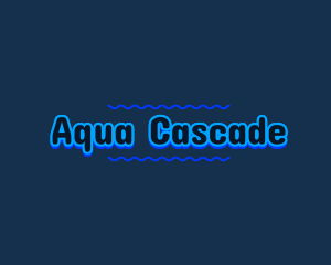 Blue Aqua Water logo design