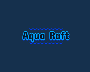 Blue Aqua Water logo design