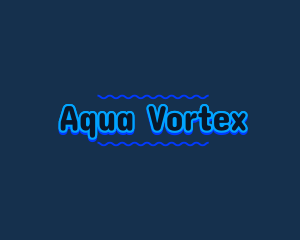 Blue Aqua Water logo design
