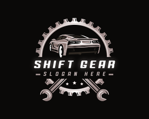 Car Gear Garage logo design