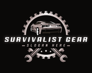 Car Gear Garage logo design