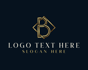 Deluxe Premium Letter B logo