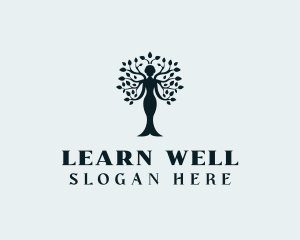 Woman Tree Wellness logo design