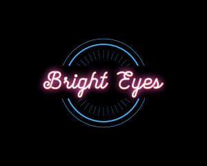 Bright Neon Sign  logo design