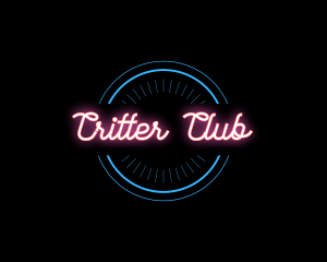 Bright Neon Sign  logo design