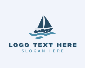 Sailing Yacht Ship  logo