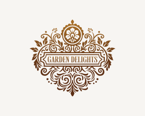 Feminine Flower Gardening  logo design