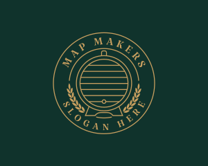 Beer Barrel Liquor logo design