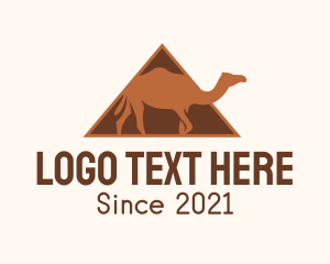 Egypt Camel Pyramid  logo