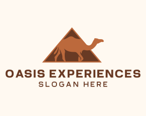 Animal Camel Pyramid  logo
