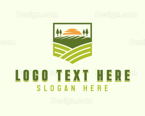 Lawn Garden Landscaping Logo