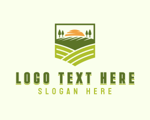 Lawn Garden Landscaping Logo