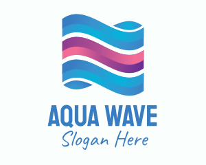 Modern Banner Waves logo