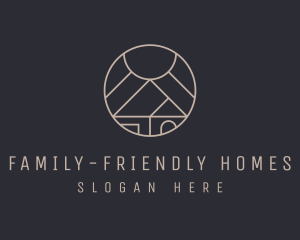 Home Residence Property logo design