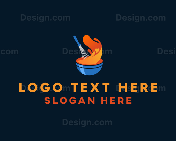 Pastry Dough Bowl Logo