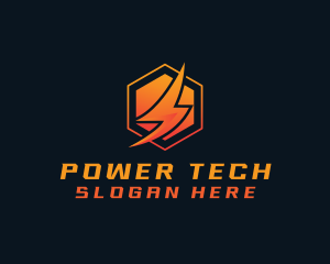 Electric Power Bolt logo design