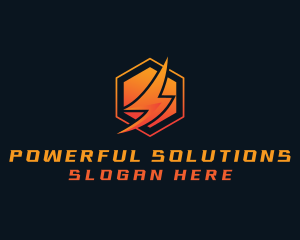 Electric Power Bolt logo design