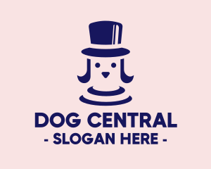 Stylish Elegant Dog logo design