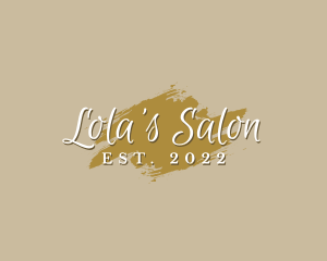 Beautician Stylist Salon logo design